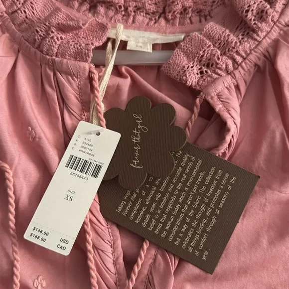 Anthropology Forever That Girl Long-Sleeve V-Neck Peasant Blouse runs large - Picture 5 of 6